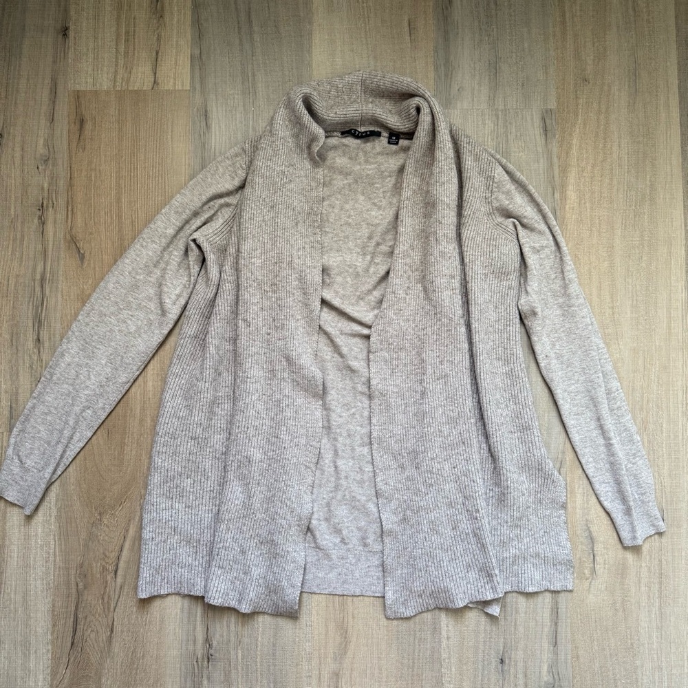 Cyrus Women's Granola Full Collar Long Sleeve Cardigan Sweater